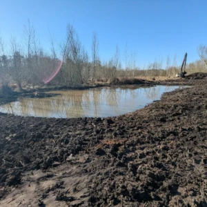 Mare créée (alimentation par la nappe)